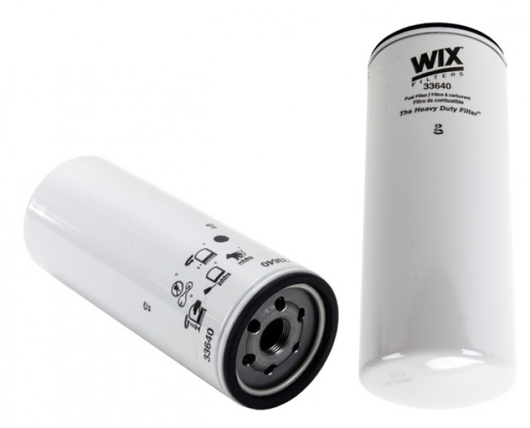 Image of WIX Spin-On Fuel Filter from WIX. Part number: 33640