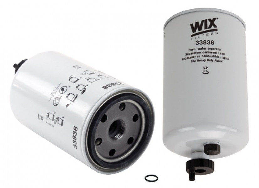 Image of WIX Spin-On Fuel/Water Separator Filter from WIX. Part number: 33838