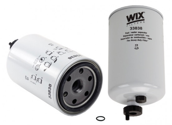Image of WIX Spin-On Fuel/Water Separator Filter from WIX. Part number: 33838