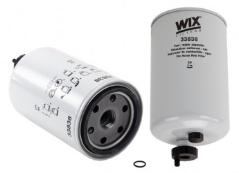 Image of WIX Spin-On Fuel/Water Separator Filter from WIX. Part number: 33838