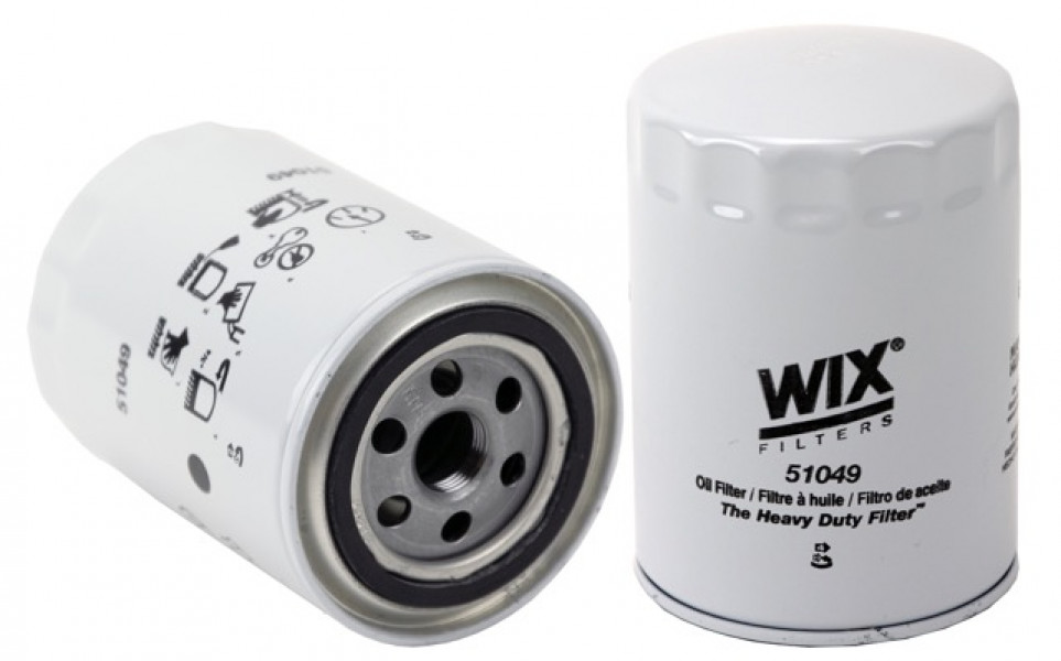 Image of WIX Spin-On Lube Filter from WIX. Part number: 51049