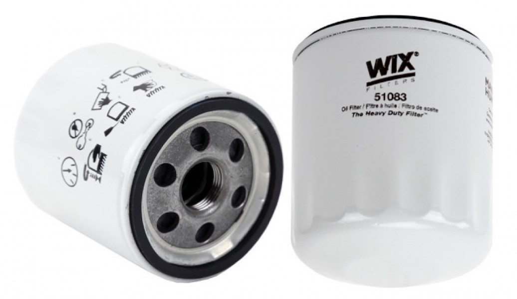 Image of WIX Spin-On Lube Filter from WIX. Part number: 51083
