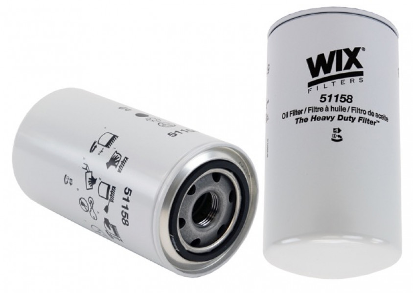 Image of WIX Spin-On Lube Filter from WIX. Part number: 51158