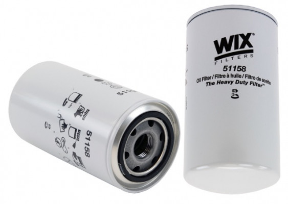 Image of WIX Spin-On Lube Filter from WIX. Part number: 51158