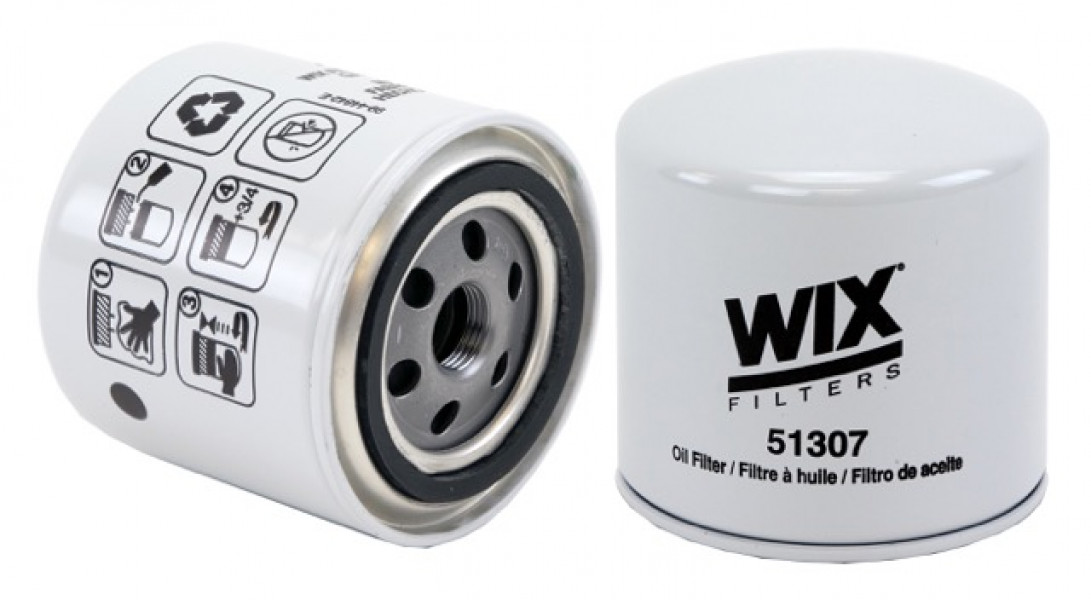 Image of WIX Spin-On Lube Filter from WIX. Part number: 51307