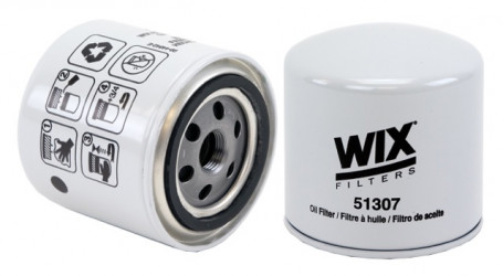 Image of WIX Spin-On Lube Filter from WIX. Part number: 51307