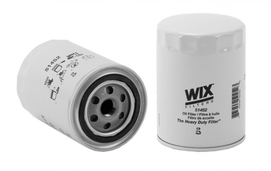 Image of WIX Spin-On Lube Filter from WIX. Part number: 51452