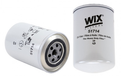 Image of WIX Spin-On Lube Filter from WIX. Part number: 51714