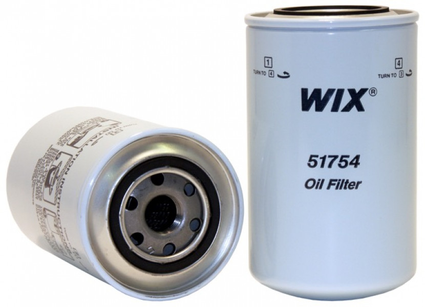 Image of WIX Spin-On Lube Filter from WIX. Part number: 51754
