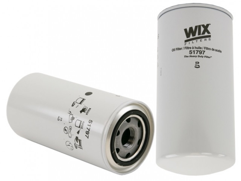 Image of WIX Spin-On Lube Filter from WIX. Part number: 51797