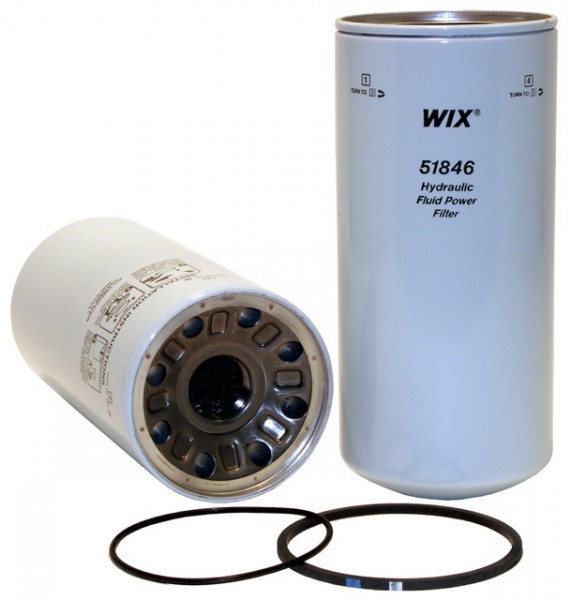 Image of WIX Spin-On Hydraulic Filter from WIX. Part number: 51846