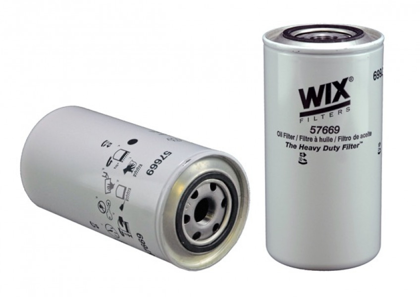 Image of WIX Spin-On Lube Filter from WIX. Part number: 57669