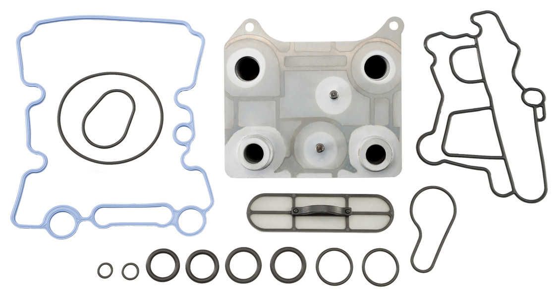 Image of Engine Oil Cooler Kit from Alliant Power. Part number: AP63451