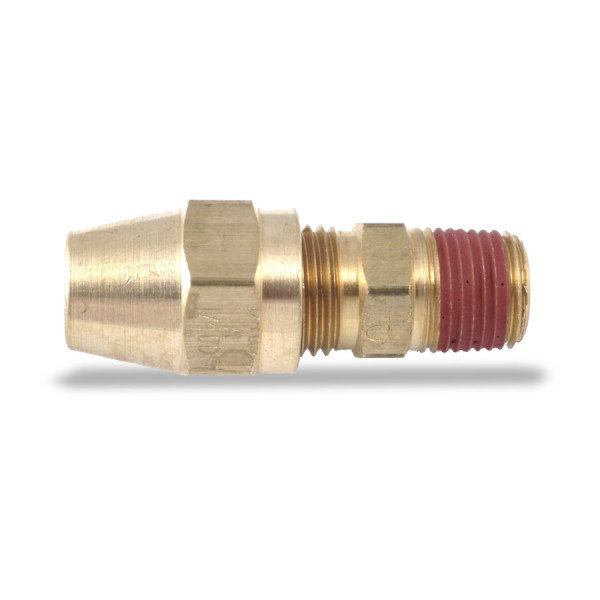 Image of MALE CONNECTOR 1/4 X 1/4 from Velvac Inc. Part number: 012021