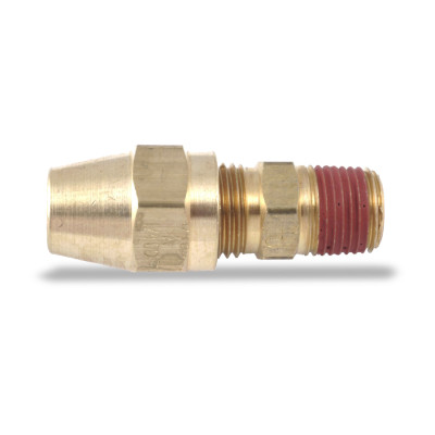 Image of MALE CONNECTOR 3/8 X 3/8 from Velvac Inc. Part number: 012041