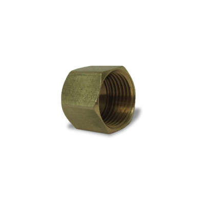 Image of CAP NUT, SAE 45DEG.FLARE, FOR 3/8 TUBE from Velvac Inc. Part number: 014216