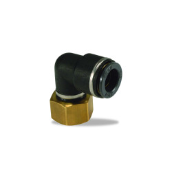 Image of 90 DEG. FEMALE ELBOW 3/8 X 1/4 from Velvac Inc. Part number: 016249