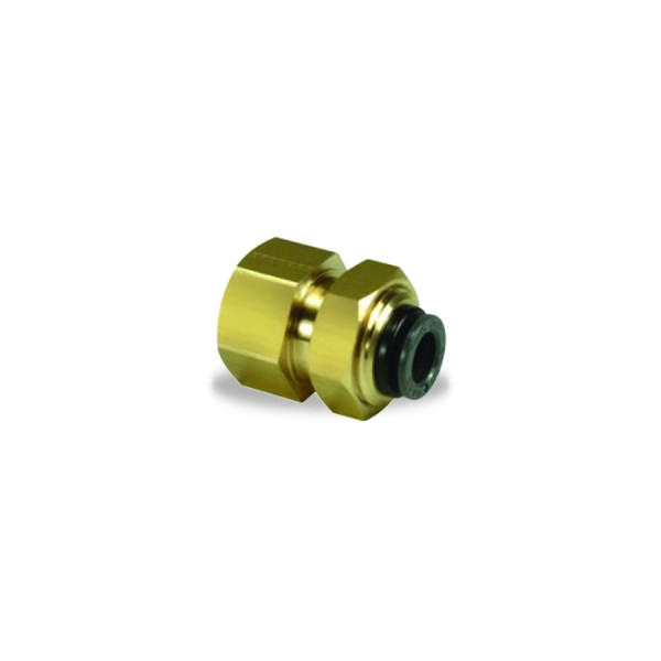 Image of PUSHLOCK BULKHEAD UNION 3/8 X 1/4 from Velvac Inc. Part number: 016813