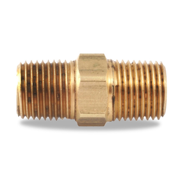 Image of HEX NPRPLE 3/8 BRASS from Velvac Inc. Part number: 018011