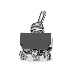 Image of ON/OFF FUEL TOGGLE SWITCH (DPDT) from Velvac Inc. Part number: 090048