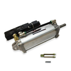 Image of AIR CYLINDER W/ SOLENOID 3-1/2" X 8" from Velvac Inc. Part number: 101003