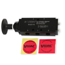 Image of 4 WAY VALVE,PUSH/PULL,DETENT EXH CNT from Velvac Inc. Part number: 320192