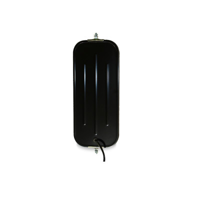 Image of 7" X 16" RIBBED BACK HEATED HEAD BLK from Velvac Inc. Part number: 705117